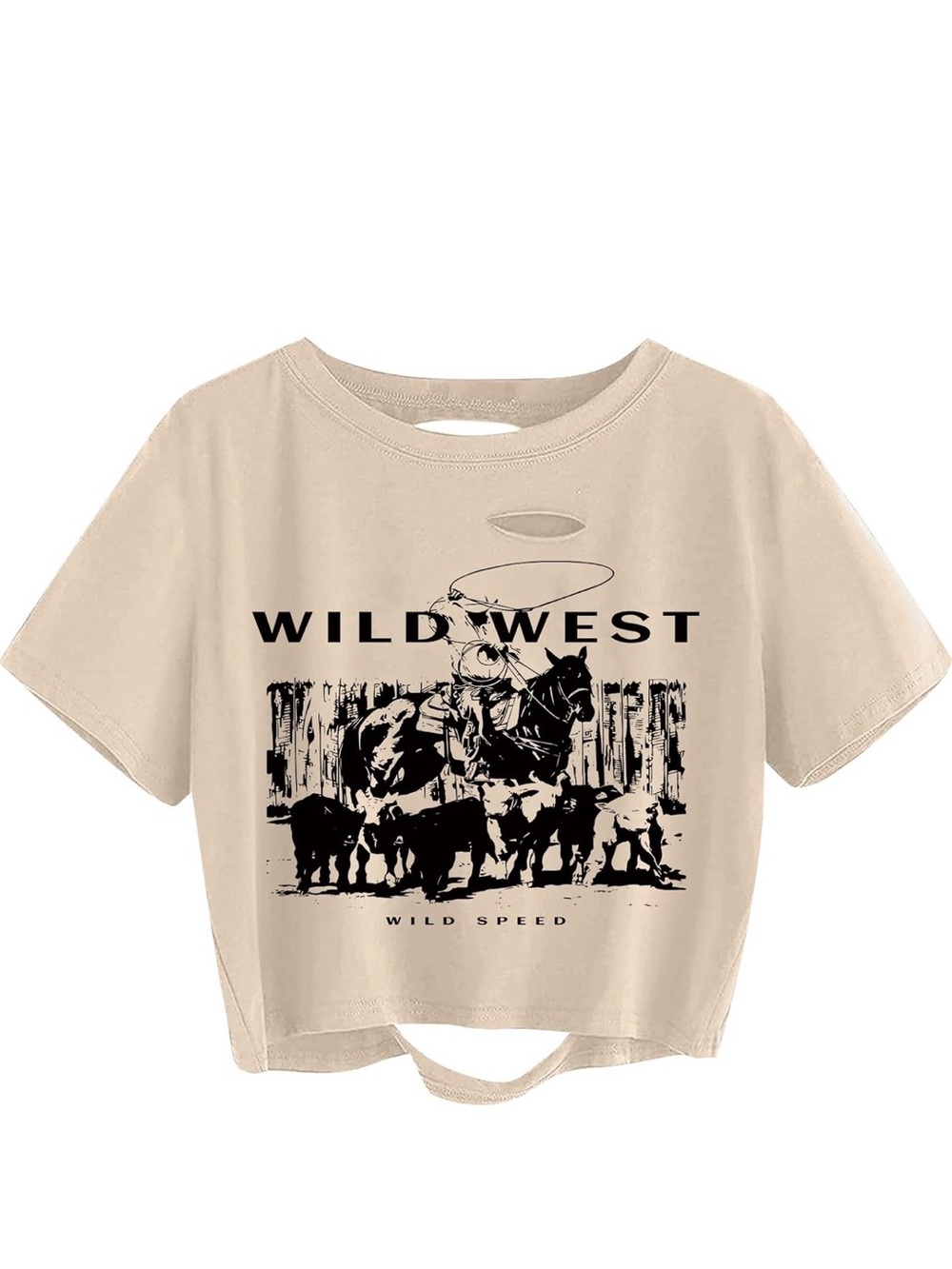 Cropped Graphic Tee